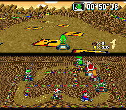 Illustration of Super Mario Kart