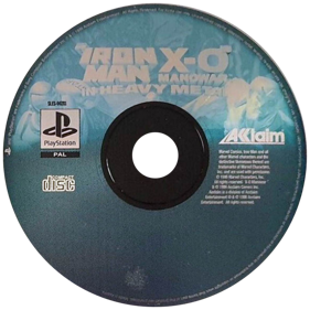 Iron Man / X-O Manowar in Heavy Metal - Disc (Europe) - 600x600
