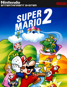 Super Mario Bros. 2 - Fanart - Box - Front (North America) - 500x646
