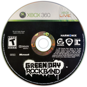 Green Day: Rock Band - Disc (North America) - 1379x1379