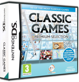 50 Classic Games - Box - 3D (Europe) - 575x598