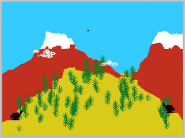Artillery Duel - Screenshot - Gameplay (World) - 256x192
