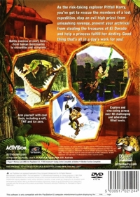 Pitfall: The Lost Expedition - Box - Back (Europe) - 568x798