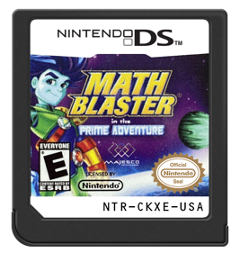 Math Blaster in the Prime Adventure - Cart - Front (North America) - 571x600