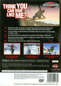 Shaun Palmer's Pro Snowboarder - Box - Back (Europe) - 800x1131