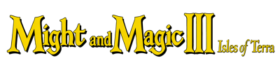 Might and Magic III: Isles of Terra - Clear Logo (United States) - 5504x1376