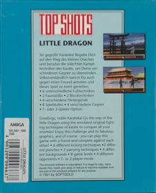 The Way of the Little Dragon - Box - Back (Germany) - 847x1050