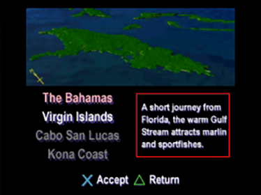 The Blue Marlin - Screenshot - Game Select (Japan) - 640x480