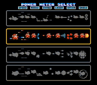 Parodius - Screenshot - Game Select (World) - 256x224