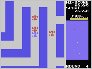 Rally X (Team Pixelboy) - Screenshot - Gameplay (World) - 256x192