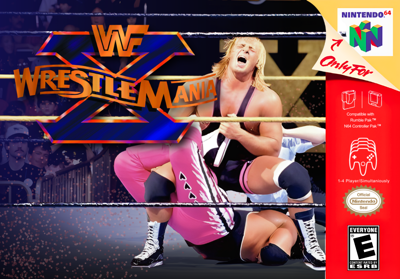 WWF Wrestlemania X 64 - Box - Front (North America) - 1000x698