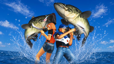 Illustration of Sega Bass Fishing Duel