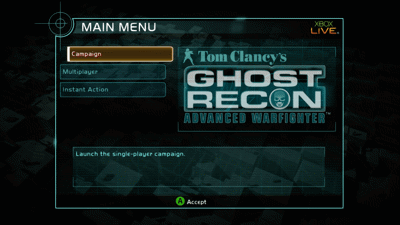 Tom Clancy's Ghost Recon: Advanced Warfighter - Screenshot - Game Select (World) - 1280x720