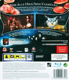 Alice: Madness Returns - Box - Back (Germany) - 999x1155