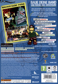 LEGO Rock Band - Box - Back (Germany) - 600x868