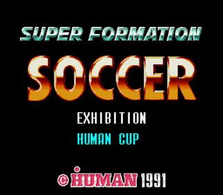 Super Soccer - Screenshot - Game Title (Japan) - 256x224
