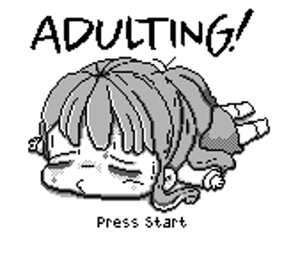 Adulting! - Screenshot - Game Title (World) - 160x144