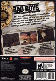 Bad Boys: Miami Takedown - Box - Back (North America) - 555x800