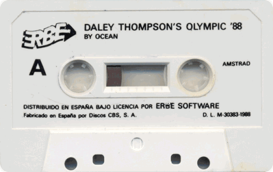 Daley Thompson's Olympic Challenge - Cart - Front (Spain) - 1179x741