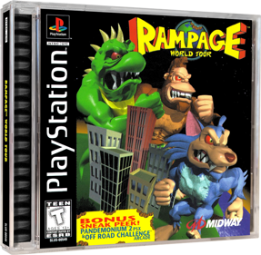 Rampage World Tour - Box - 3D (North America) - 1227x1200