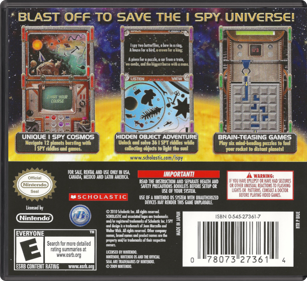 I Spy: Universe - Box - Back - Reconstructed (North America) - 774x708