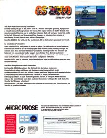 Gunship 2000 - Box - Back (Europe) - 624x800