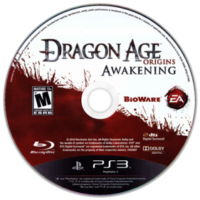 Dragon Age: Origins: Awakening - Disc (North America) - 800x800