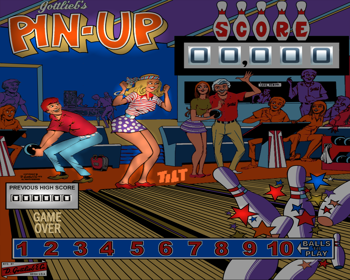 Pin-Up - Arcade - Marquee (World) - 1279x1025