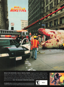 War of the Monsters - Advertisement Flyer - Front (United States) - 1624x2200