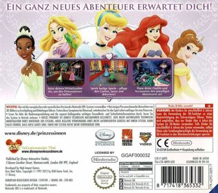 Disney Princess: My Fairytale Adventure - Box - Back (Germany) - 904x800