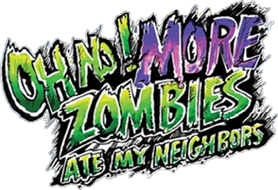 Oh No! More Zombies Ate My Neighbors! - Clear Logo (North America) - 487x333