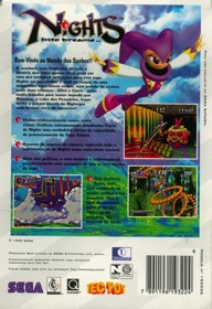 NiGHTS into Dreams... - Box - Back (Brazil) - 1126x1644
