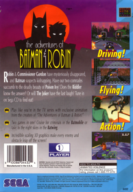 The Adventures of Batman & Robin - Box - Back (North America) - 1659x2395