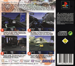 Autobahn Raser II - Box - Back (Germany) - 1633x1445