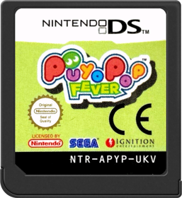 Puyo Pop Fever - Cart - Front (Europe) - 517x564