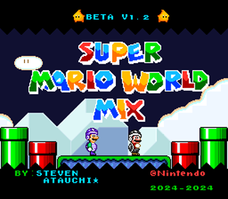 Super Mario World Mix - Screenshot - Game Title (World) - 256x224