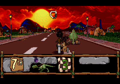 BC Racers - Screenshot - Gameplay (North America) - 320x224
