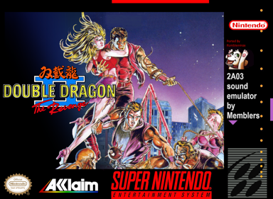 Double Dragon II: The Revenge - Box - Front (North America) - 1537x1123