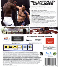 EA Sports MMA - Box - Back (Germany) - 600x694