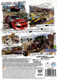 Burnout 3: Takedown - Box - Back (Spain) - 1525x2160