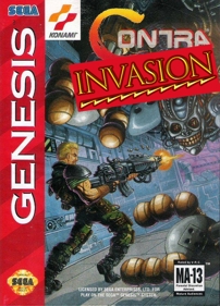 Contra: Hard Corps INVASION - Fanart - Box - Front (World) - 640x889
