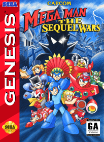 Mega Man: The Sequel Wars: Episode Red - Fanart - Box - Front (United States) - 1536x2100