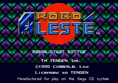 Robo Aleste - Screenshot - Game Title (North America) - 640x448