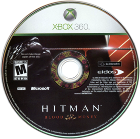 Hitman: Blood Money - Disc (North America) - 495x494