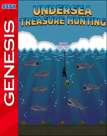 Undersea Treasure Hunting - Fanart - Box - Front (World) - 798x1016