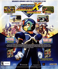 Mega Man X: Command Mission - Advertisement Flyer - Front (United States) - 1904x2290