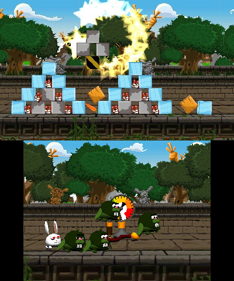 Angry Bunnies - Screenshot - Gameplay (North America) - 400x480
