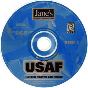 Jane's Combat Simulations USAF United States Air Force - Disc (North America) - 1414x1414
