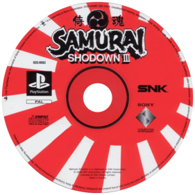 Samurai Shodown III: Blades of Blood - Disc (Europe) - 600x600