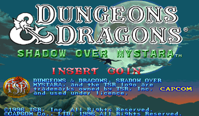 Dungeons & Dragons: Shadow Over Mystara - Screenshot - Game Title (World) - 384x224